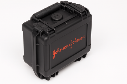 SKB 3i-0705-3 with custom johnson-and-johnson logo by Cases By Source