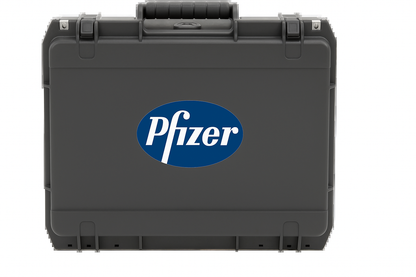 SKB 3i-1208-3 with custom pfizer logo by Cases By Source