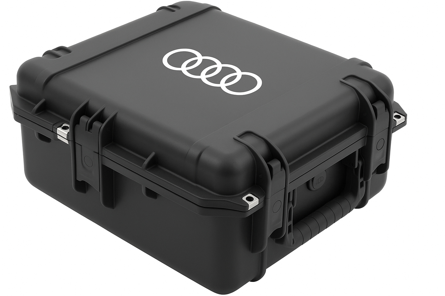 SKB 3i-1515-6 with custom audi-rings logo by Cases By Source