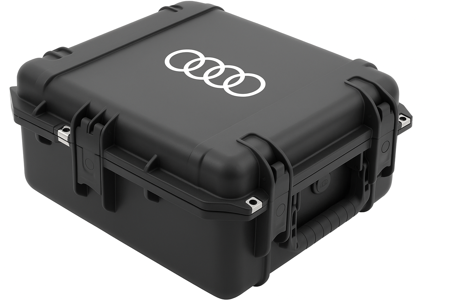 SKB 3i-1515-6 with custom audi-rings logo by Cases By Source