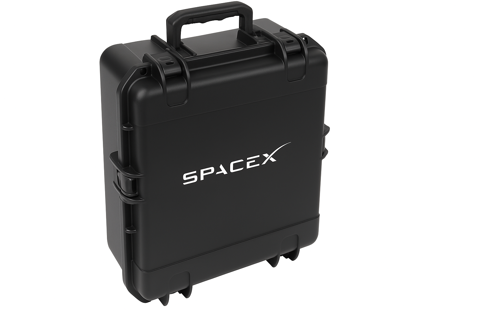SKB 3i-1717-10 with custom spacex logo by Cases By Source