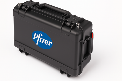 SKB 3i-2011-7 with custom pfizer logo by Cases By Source