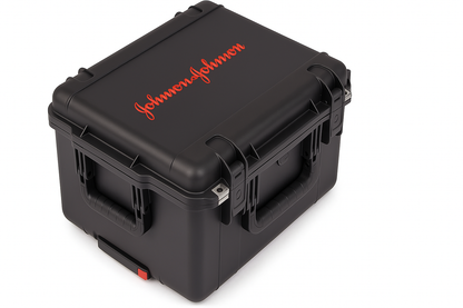 SKB 3i-2015-10 with custom johnson-and-johnson logo by Cases By Source