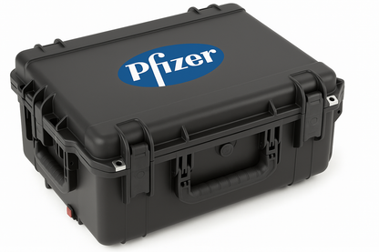 SKB 3i-2215-8 with custom pfizer logo by Cases By Source
