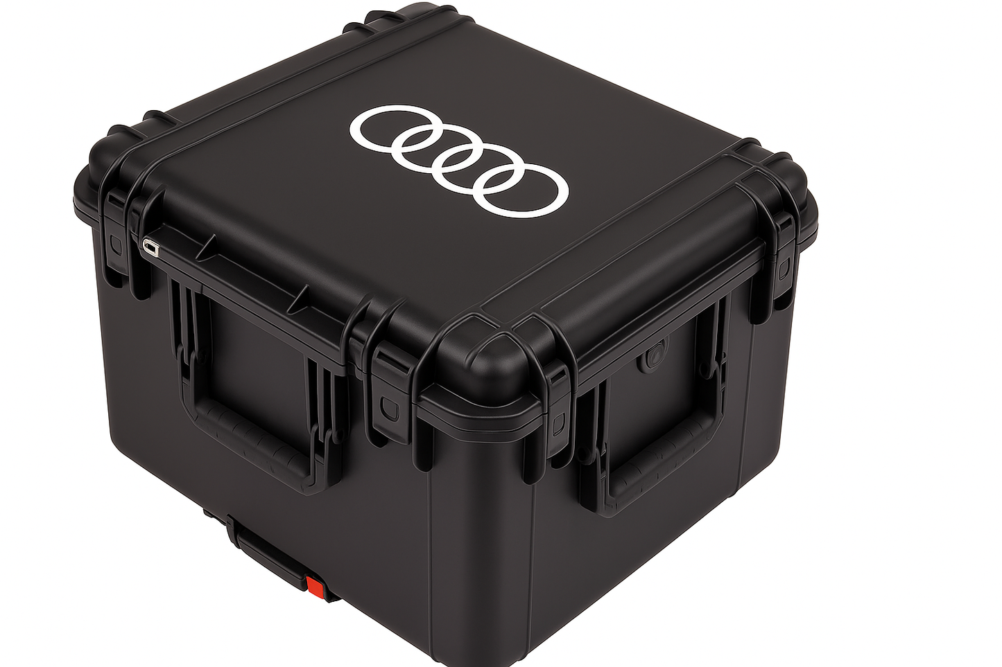 SKB 3i-2222-12 with custom audi-rings logo by Cases By Source