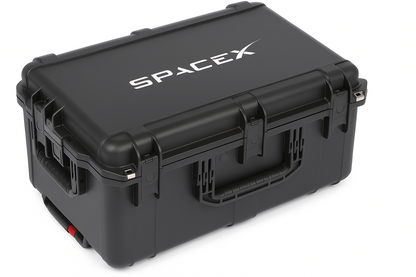 SKB 3i-2615-10 with custom spacex logo by Cases By Source