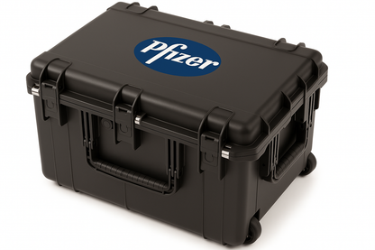 SKB 3i-2620-13 with custom pfizer logo by Cases By Source