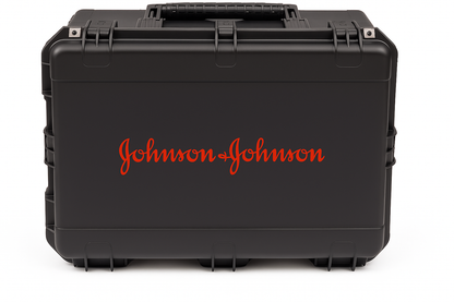 SKB 3i-2918-10 with custom johnson-and-johnson logo by Cases By Source