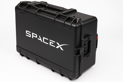 SKB 3i-2918-14 with custom spacex logo by Cases By Source