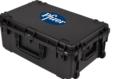 SKB 3i-3424-12 with custom pfizer logo by Cases By Source