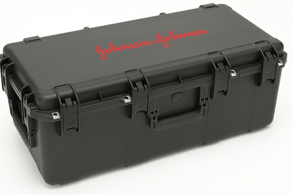 SKB 3i-3613-12 with custom johnson-and-johnson logo by Cases By Source
