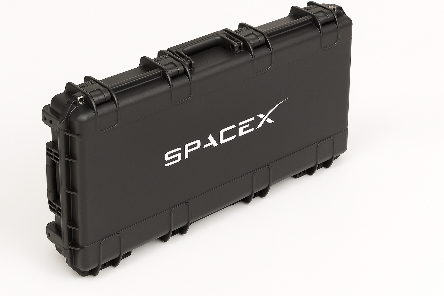 SKB 3i-3614-6 with custom spacex logo by Cases By Source