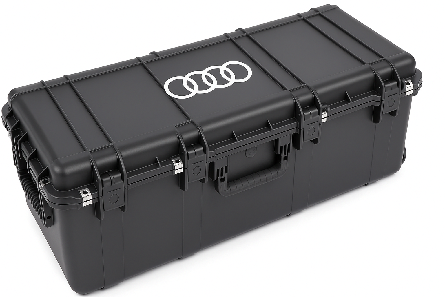SKB 3i-3913-12 with custom audi-rings logo by Cases By Source