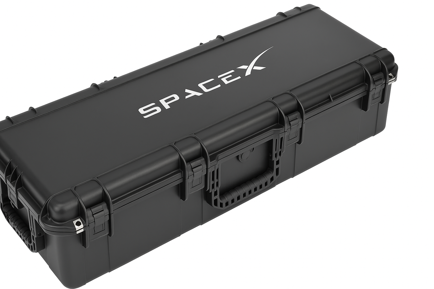 SKB 3i-4414-10 with custom spacex logo by Cases By Source