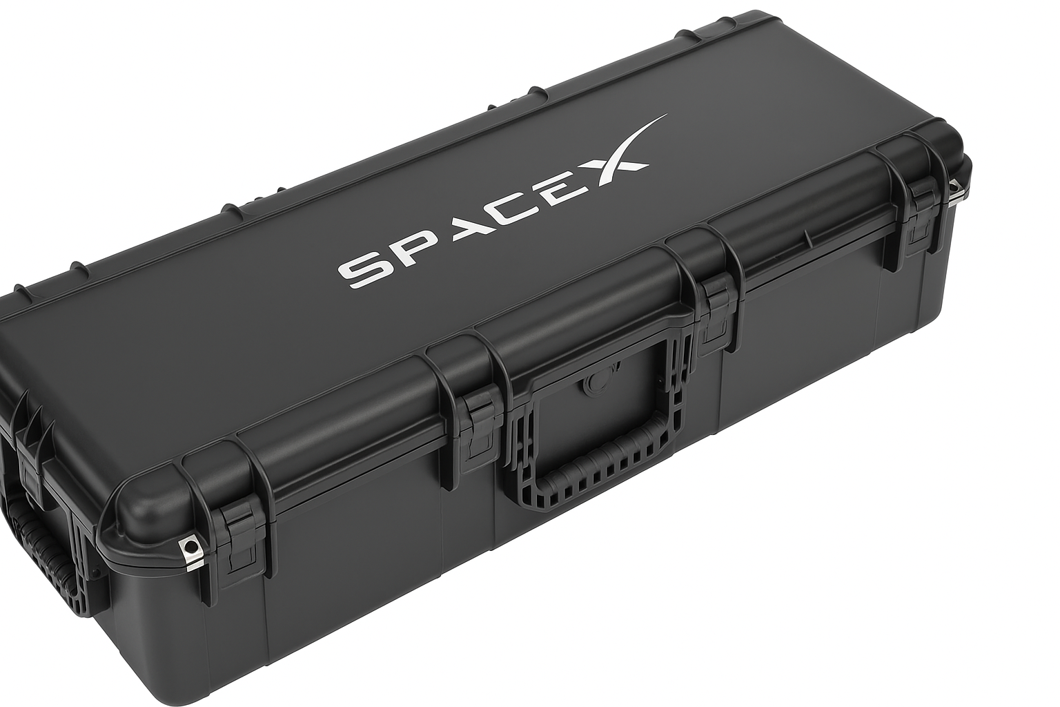 SKB 3i-4414-10 with custom spacex logo by Cases By Source