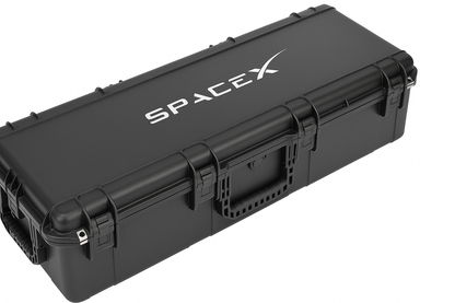 SKB 3i-4414-10 with custom spacex logo by Cases By Source