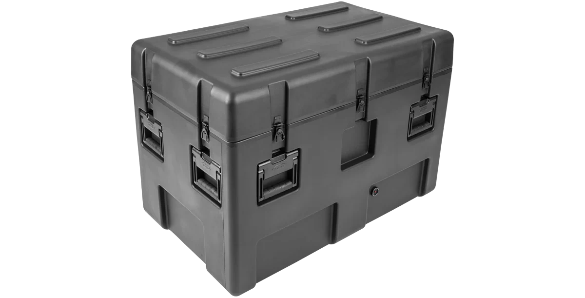 SKB 3R-3620-24 STAC Stackable rSeries Waterproof Case (closed angled view)