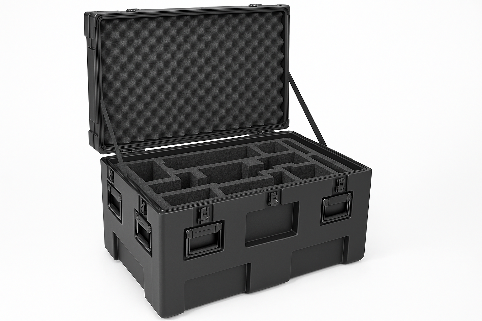 SKB 3R-3620-24 STAC Stackable rSeries Waterproof Case with PE polyethylene foam insert