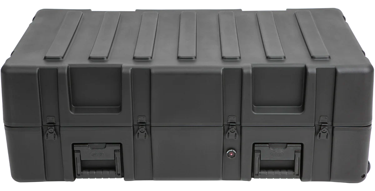 SKB 3R-4222-14 Wheeled rSeries Waterproof Case (closed angled view)