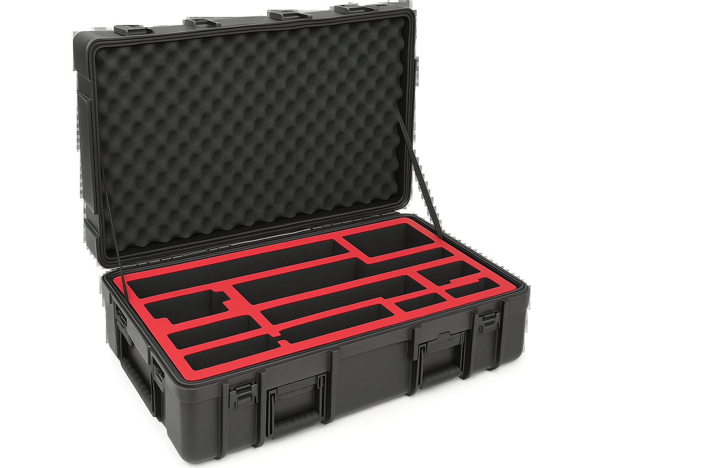 SKB 3R-4222-14-WHEELS rSeries Waterproof Case with two-tone foam insert by Cases By Source