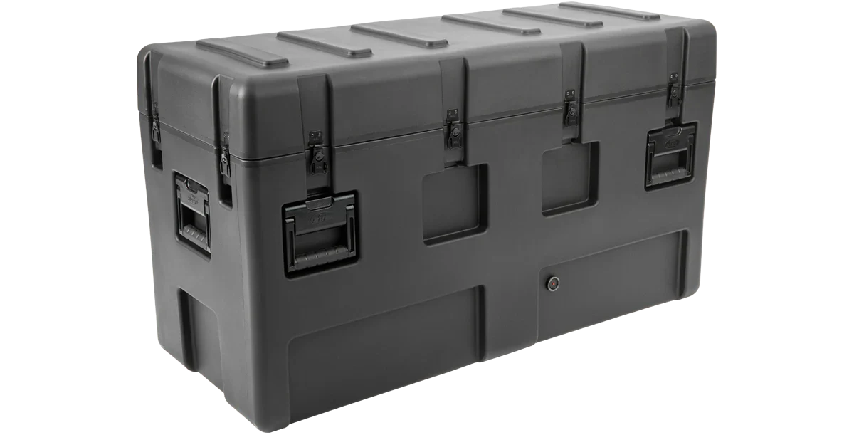 SKB 3R-4416-24 STAC Stackable rSeries Waterproof Case (closed angled view)