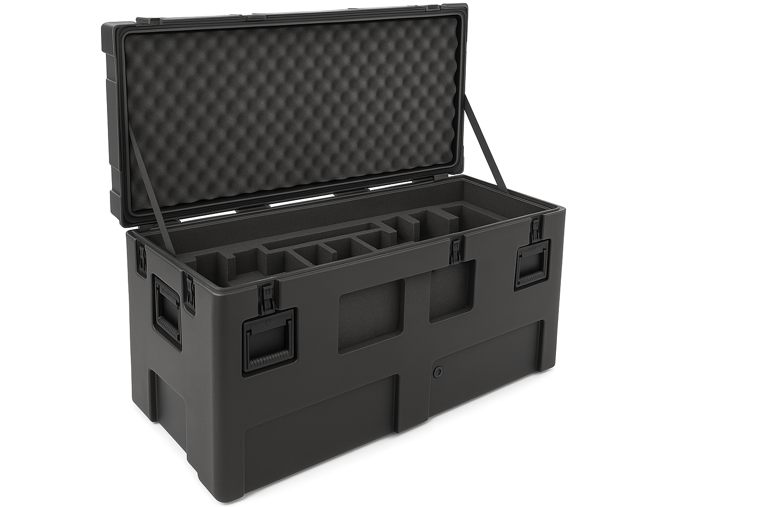 SKB 3R-4416-24-STAC rSeries Waterproof Case with Crosslink XLPE foam insert by Cases By Source