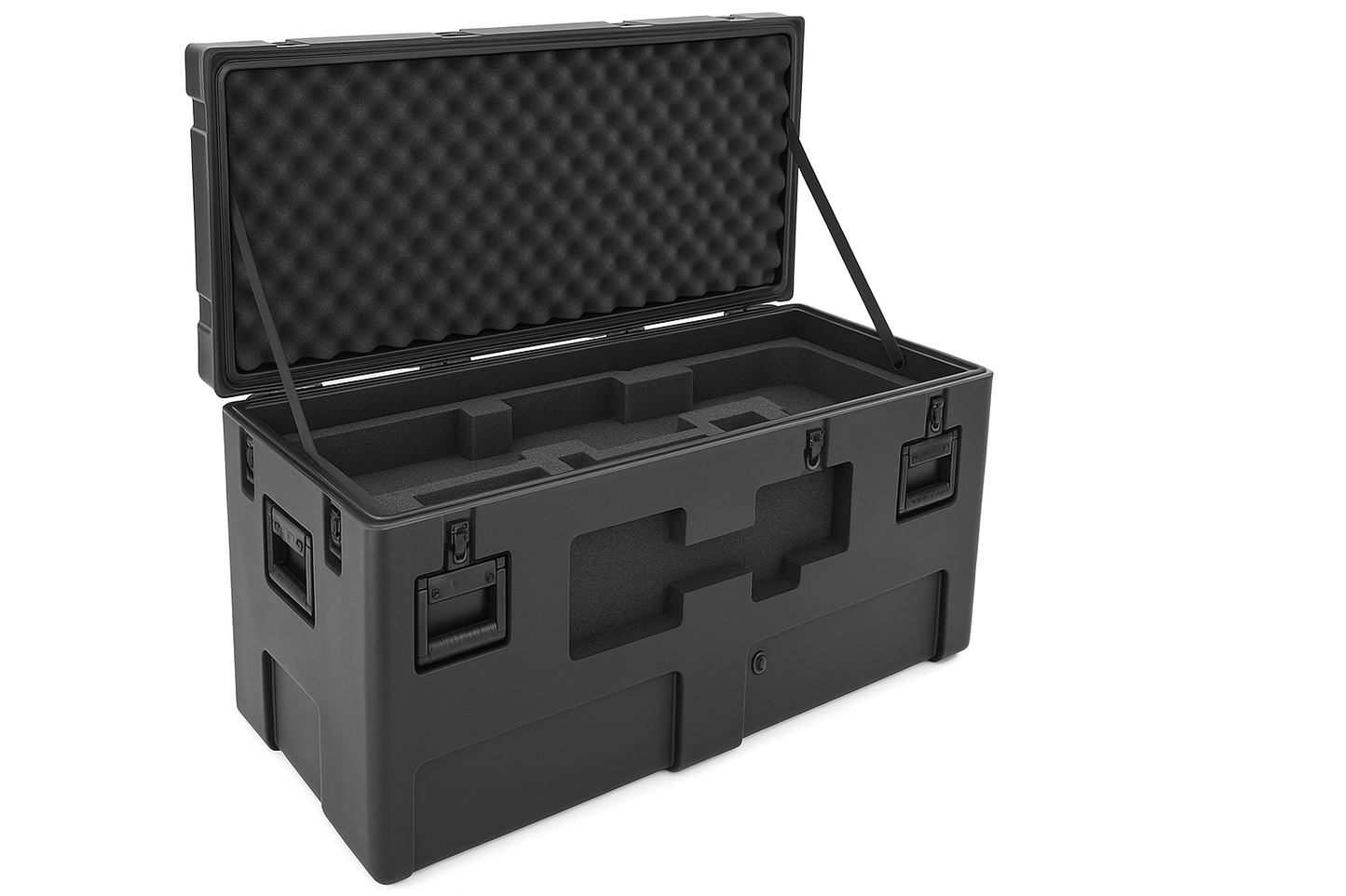 SKB 3R-4416-24 STAC Stackable rSeries Waterproof Case with PE polyethylene foam insert