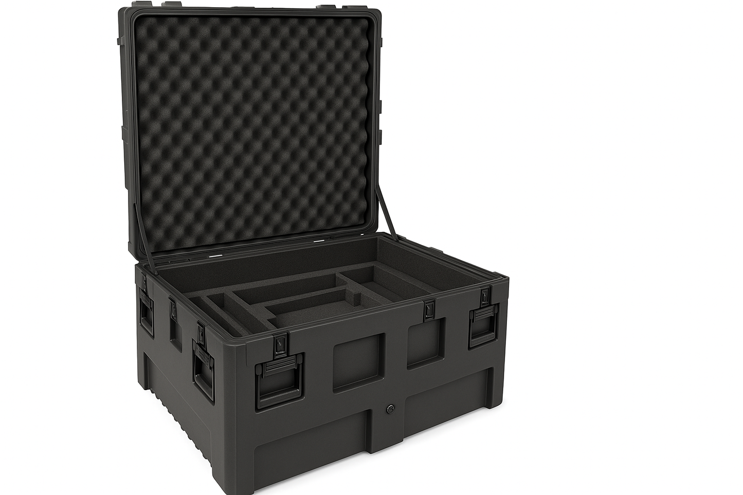SKB 3R-4436-24 STAC Stackable rSeries Waterproof Case with PE polyethylene foam insert