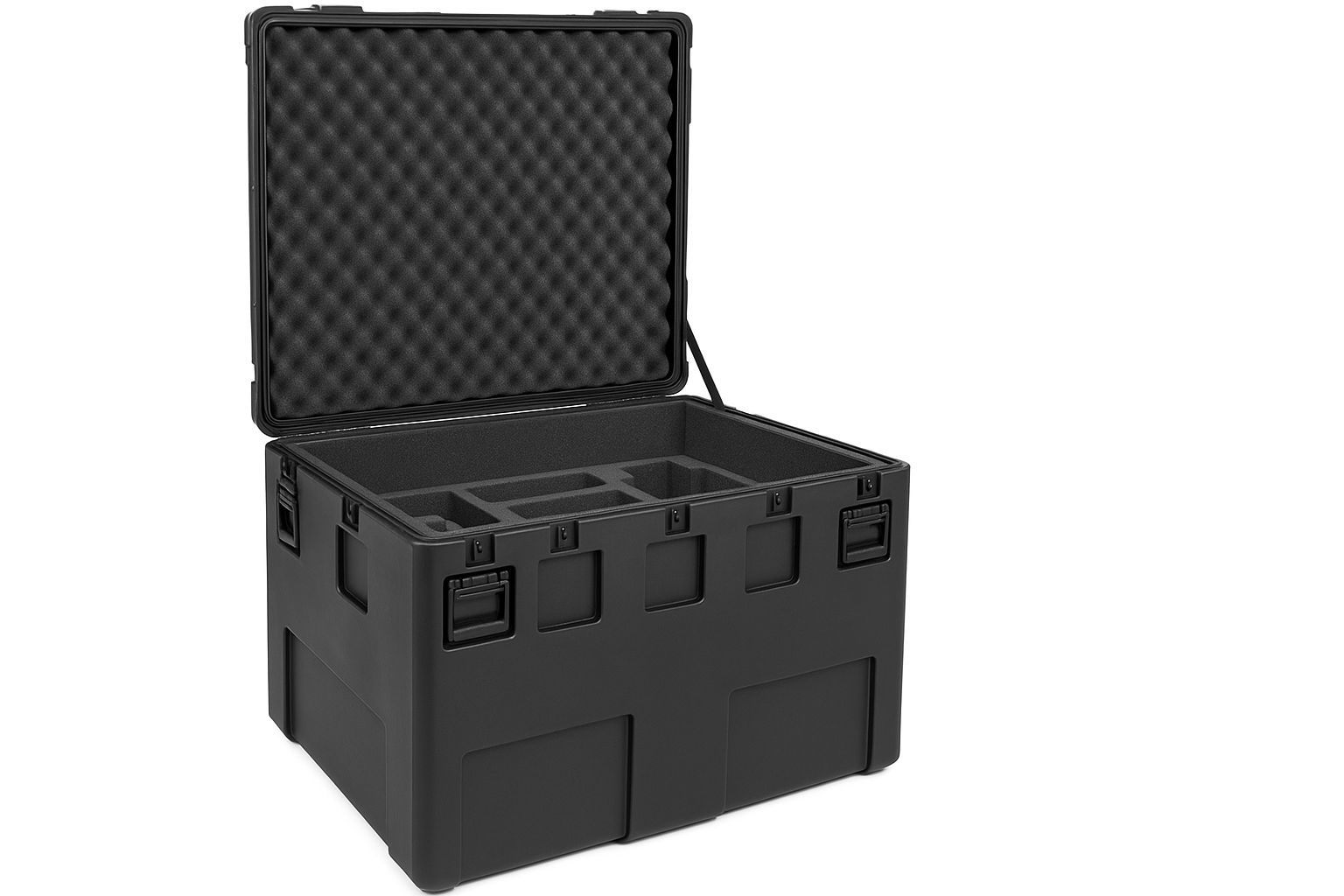 SKB 3R-4436-36 STAC Stackable rSeries Waterproof Case with PE polyethylene foam insert