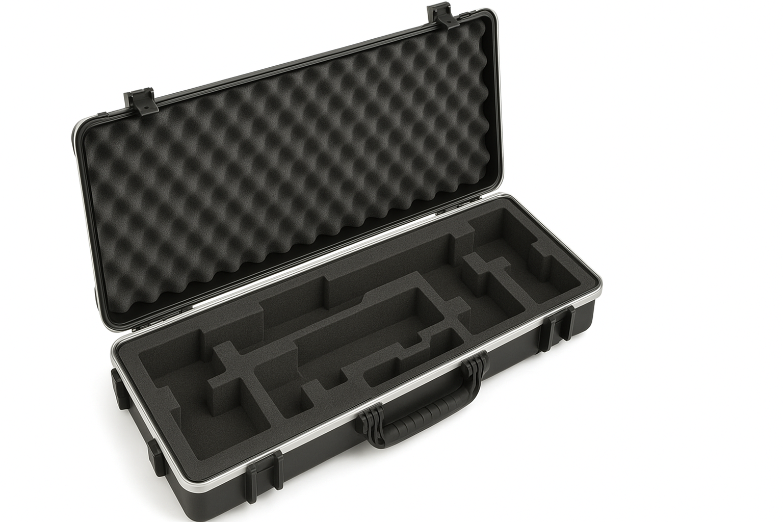 SKB vSeries 3611 with custom laser-cut caps foam insert