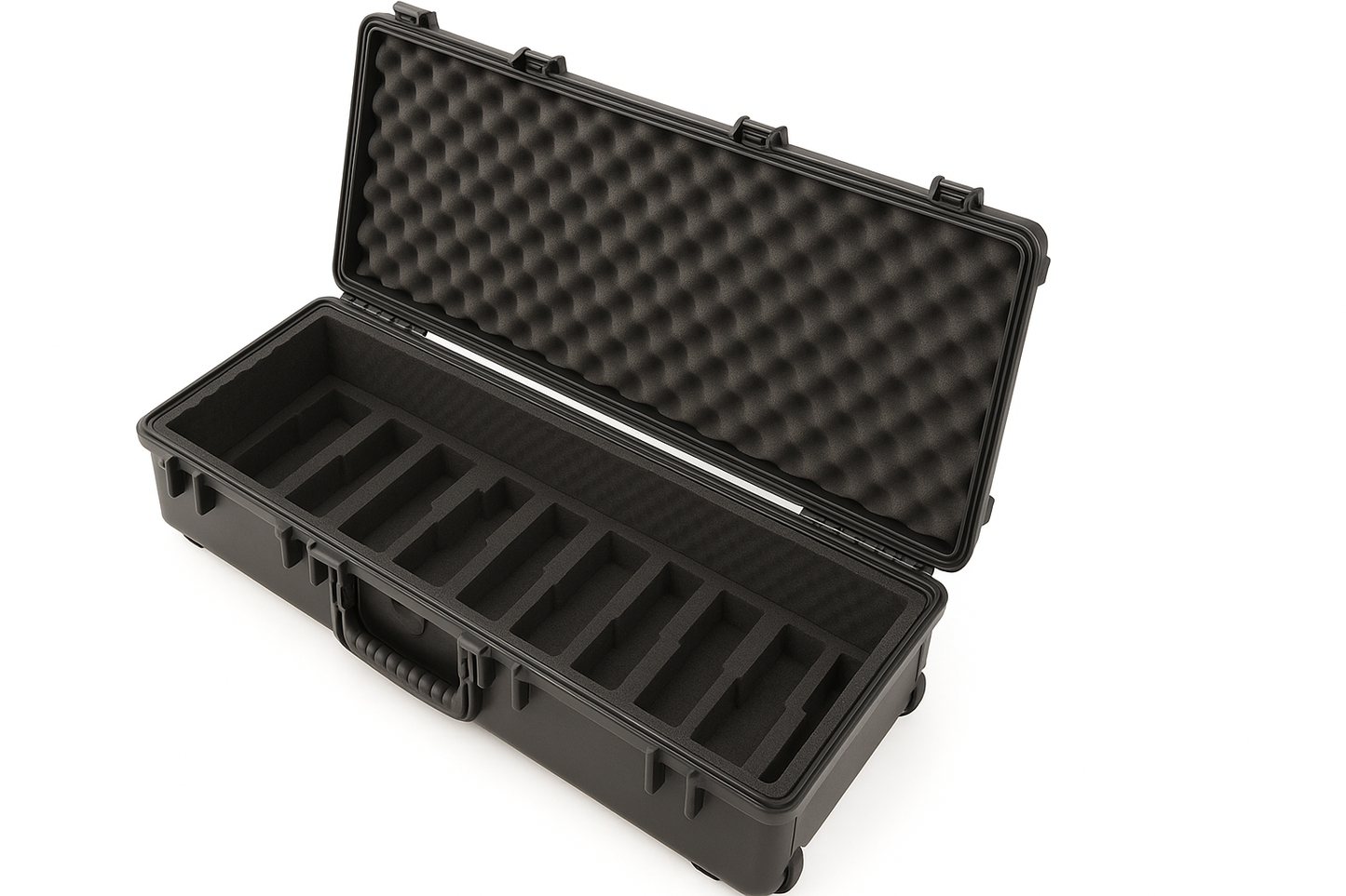 SKB vSeries 4816W with custom laser-cut caps foam insert